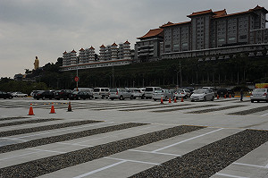 佛光山停車問題有解！ 南側公有停車場完工