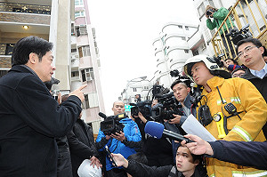 政院：賴清德將捐一個月薪資 助花蓮賑災與重建