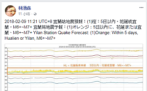 網路流傳各種地震預告 氣象局籲：勿信謠言