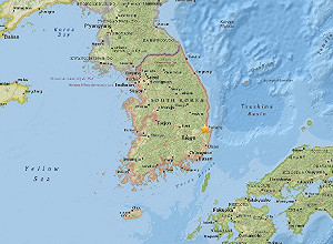 南韓浦項西北 清晨5:03發生規模4.6地震