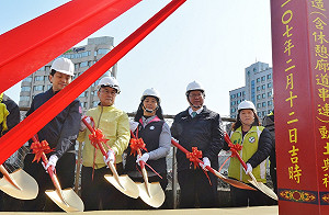 南崁溪護岸整治開工  印象大橋明年6月完工