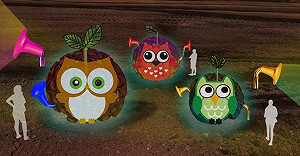 FUN春節》綠能結合燈會 回收物變身超萌藝術品