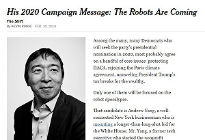 放眼白宮 華裔企業家主攻「機器人末日」危機