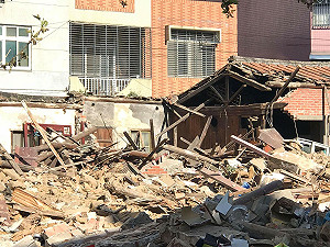 新竹太原第今早遭強拆  文史工作者已報警前往制止中