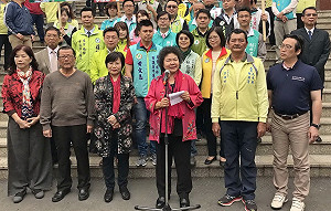 過年好忙》南霸天人氣夯！戊戌之戰陳菊拜年帶頭衝綠選將簇擁