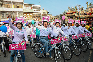 翁章梁鐵馬行啟程 宣誓新政府清廉、開放、科技三大方向