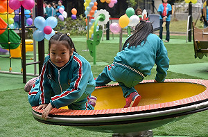 新北首座學校共融式遊具啟用 目標暑假完成23座