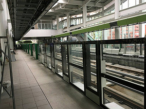 台中綠線捷運  防護門可承受17級強風