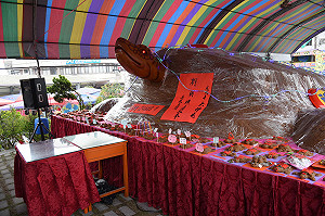 永隆開山聖王聖誕  2萬斤糯米大神龜吃了保平安