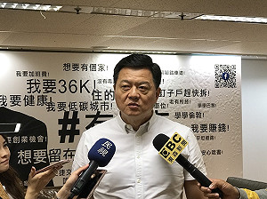 吳秉叡提大台北灣區計畫 周錫瑋：沒有​急迫性