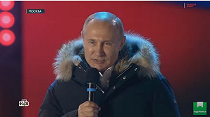 普亭4度當選俄總統 76.67%得票率創歷任新高