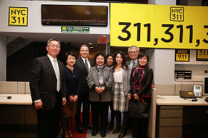 走訪1999起源 陳菊考察紐約311市民服務專線