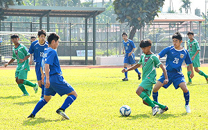 日本靜岡足球隊來台交流  屏東熱鬧開賽