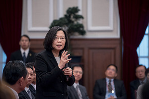 小英見台商訪問團  籲協商避免貿易戰爆發