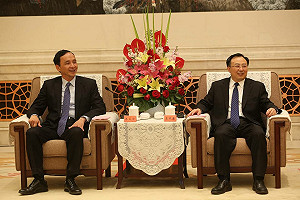 城市交流會老友！朱立倫會晤江蘇省長吳政隆、南京市長藍紹敏