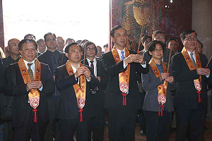 朱立倫訪中崑山會台商  強調民間交流重要性