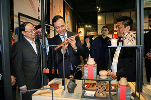 訪上海台商文創園區 　朱立倫讚台青年發揮軟實力