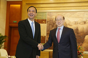 劉結一 : 兩岸情勢嚴峻 朱立倫 : 期待共創雙贏