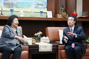 選後整合不容易 黃偉哲向陳菊請益