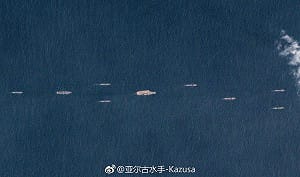解放軍南海大軍演   外媒秀衛星圖顯示中國炫武