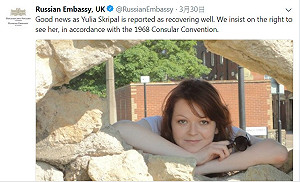 毒諜案女兒清醒！俄堅持探視權 英國考慮