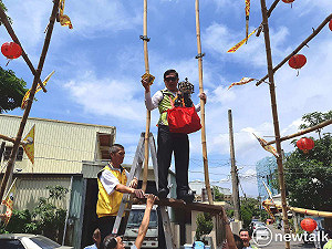 傳統極限運動！嘉義市高空盪鞦韆正名起跑