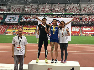 撐竿正妹吳家如奪金 創全國撐竿跳新紀錄