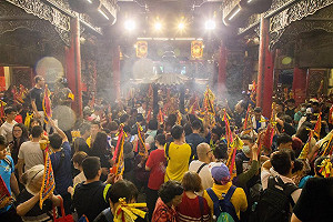 大甲鎮瀾宮媽祖新港遶境起駕 嘉義縣副縣長至台中恭迎