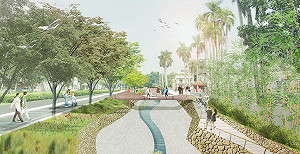 擺脫淹水夢魘！嘉義北排綠園道防洪工程掀蓋