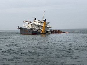 維護海洋生態！4/18移除遠泰789擱淺船體