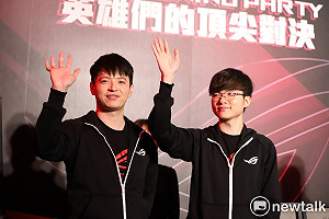 《英雄聯盟》世界級電競高手！西門、Faker對戰粉絲熱血沸騰