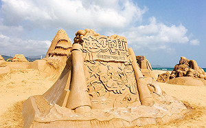 福隆沙雕藝術季今登場  國內外沙雕師巧手大發威