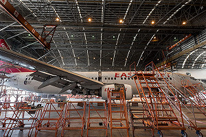 參訪亞航 蔡英文：「國機國造」的政策不會改變