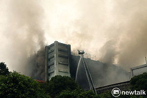 敬鵬火警環境監測  下游水質已符酸鹼度標準