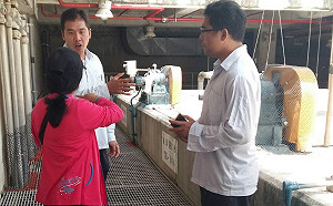 恆春南灣出現陰陽海 汙水廠作業疏失挨罰