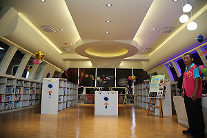 太空梭圖書室  北回國小全校民主投票命