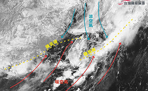 雨還沒下完！鋒面剛接近下午仍須注意雨勢