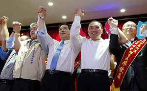 新北雲林同鄉會力挺侯友宜  「四大天王」帶領鄉親喊凍蒜