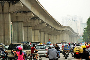 河內首條捷運 今年底投入營運