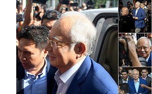 大馬涉貪前總理接受問訊  面臨當場拘押