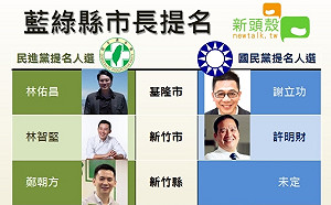 各就各位！藍綠縣市長提名名單看這裡……