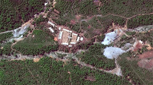 川金會取消前幾個小時  朝鮮豐溪里核試場爆破後廢棄