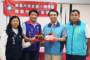 桃市青工會相挺  陳學聖首支後援會成軍    