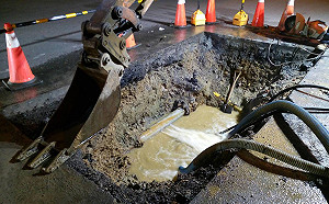 中市管線破裂漏水搶修提早完成 今晨1時30分逐步恢復供水