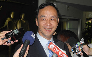 姚文智代表綠營選北市長  朱立倫笑稱還有變數