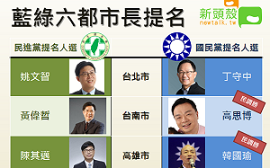 綠營提名姚文智 藍綠六都候選人PK陣勢擺開 (圖)