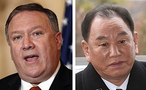 蓬佩奧和金英哲明會談  若談得不順  川金會或推遲一個月  