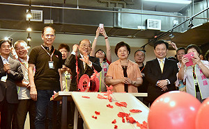 競選辦公室今入厝  蘇貞昌勉勵同仁各展長才