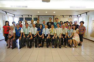 南屯國小教師美展開幕  萬和宮熱鬧滾滾