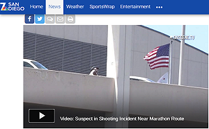 50歲女空氣槍連轟  聖地牙哥馬拉松一度中斷